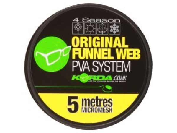 KORDA PVA Náhradní Punčocha Funnel Web Micromesh Refill 40 mm 5 m