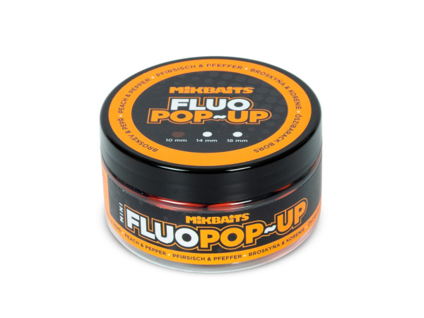 Mikbaits - Plovoucí Fluo mini boilie 100ml, 10mm