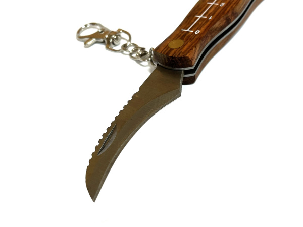 Nůž - Nůž houbařský se štetečkem, čepel 7 cm