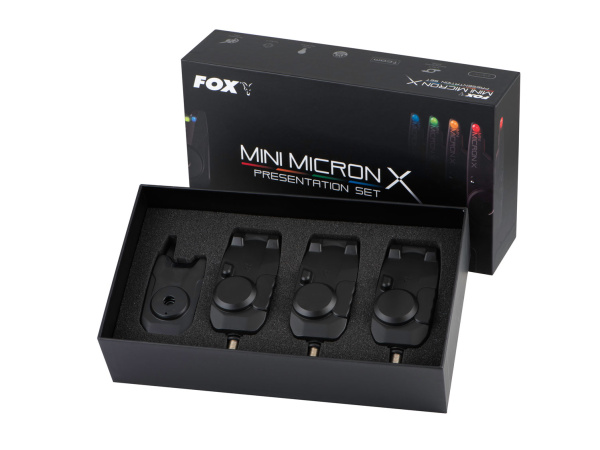 FOX - Sada signalizátorů s příposlechem Mini micron X 4 rod set