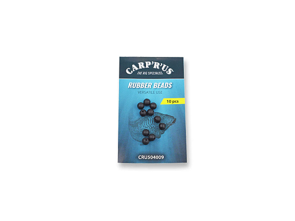 Carp´R´Us Gumové korálky Rubber Beads 6mm, 10ks