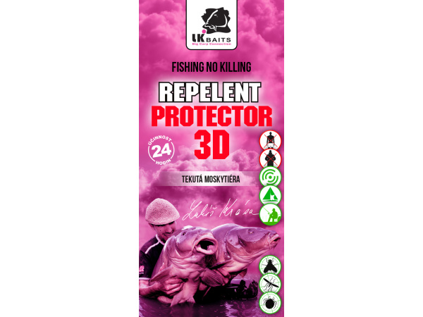 LK Baits Repelent Protector 3D - Tekutá moskytiéra 90ml