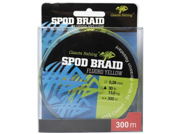 Giants fishing Splétaná šňůra Spod Braid Fluoro Yellow