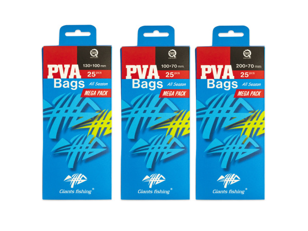 Giants fishing PVA sáčky Bags, 25ks (mega pack)