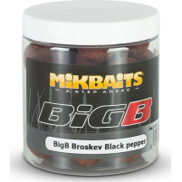 Mikbaits - Balance boilie BigB Broskev Black Pepper 24mm 250ml 