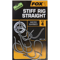 FOX - Háčky Arma point STIFF RIG STRAIGHT vel. 5