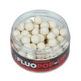 Mikbaits - Plovoucí Fluo mini boilie 100ml, 10mm - Chilli Česnek