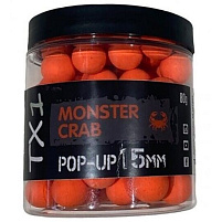 Shimano Plovoucí Boilie TX1 Pop Up Monster Crab Orange 15mm 80g