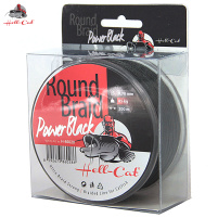 Hell-Cat Splétaná šňůra Round Braid Power Black - 0,70mm / 85kg, 200m