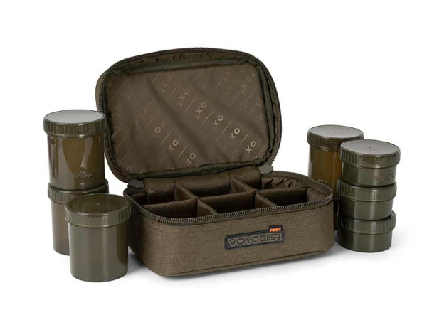 Fox pouzdro Voyager 8 Pot Hookbait Case