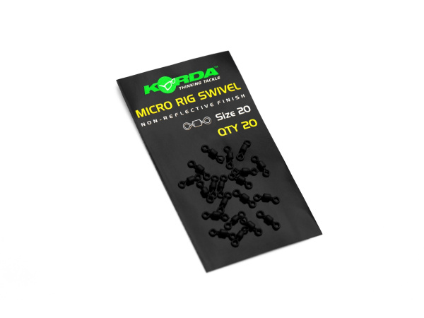 KORDA Obratlík Micro Rig Swivel 20 ks