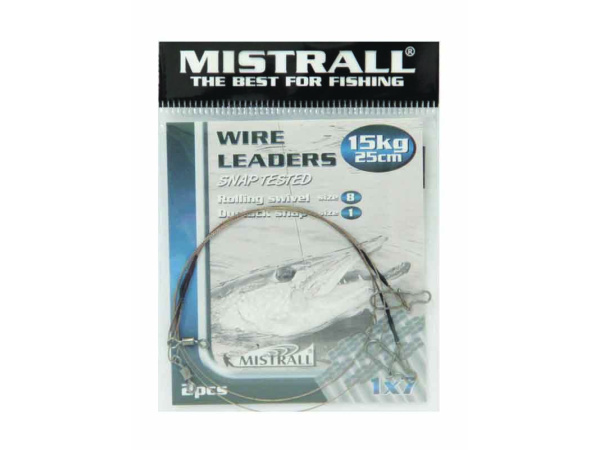 MISTRALL- Lanko WIRE LEADERS 1x7 25cm