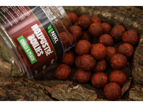 Karel Nikl - Rozpustné boilies Chilli & Peach 150g