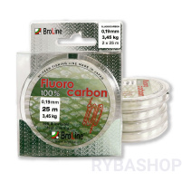 BROLINE -  Fluocarbon 100% - 0,42mm - 12m - 10,4kg  2 balení 