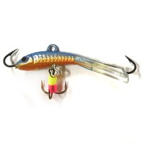 JAXON - Marmyška vertikál modro / žlutá 4,5g - 3,5cm