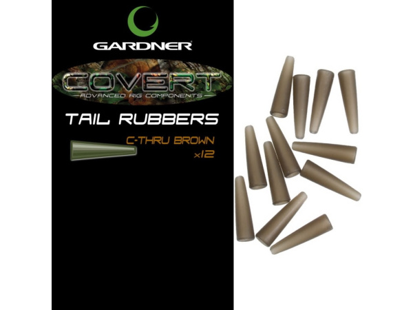 Gardner Převleky Covert Tail Rubbers|C-Thru