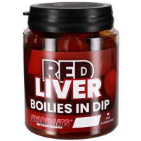 Starbaits - Boilies v dipu Red Liver, 150g, 20mm
