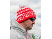 Fox Rage Red & White Bobble Hat