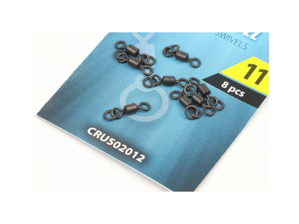 Carp´R´Us Obratlíky s kroužkem Swivel Ring 11, 8ks