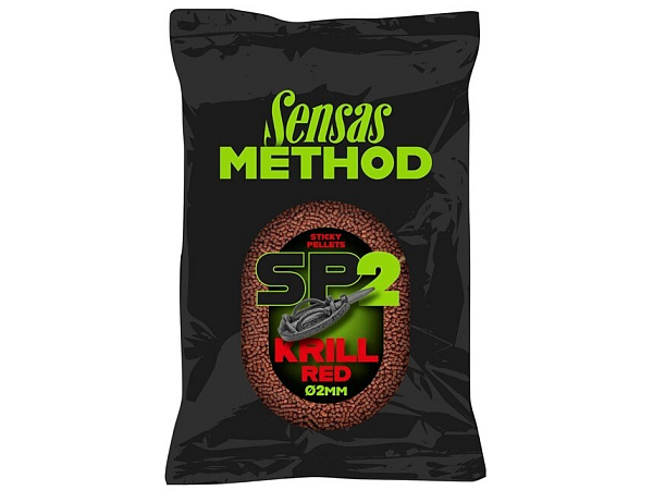 Sensas - Pelety Method Sticky 650g, 2mm