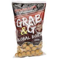Starbaits - Boilies Grab&Go Global, 1kg, 20mm - Banana Cream