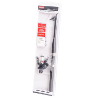 Prut s navijákem Leeda 8ft (2,4m) Telescopic Spin Fishing Kit