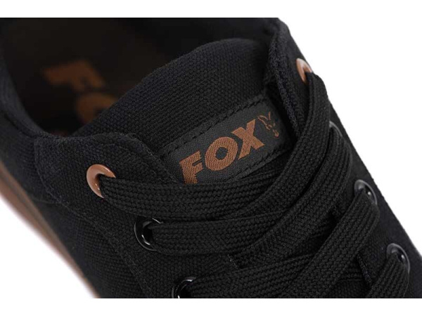 FOX - Black Canvas shoe