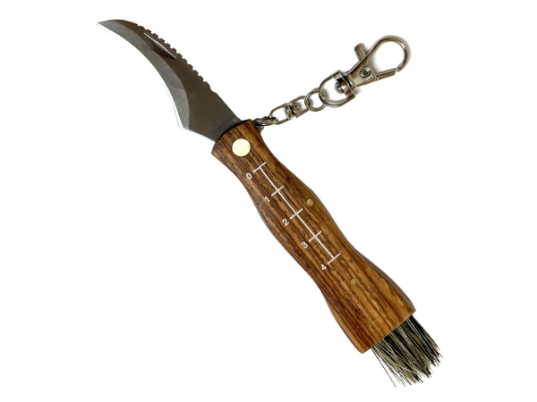 Nůž - Nůž houbařský se štetečkem, čepel 7 cm