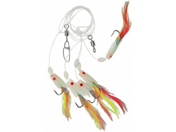 ICE fish - Rybky  sledi 3/0 0,5mm 140cm bal: 5ks