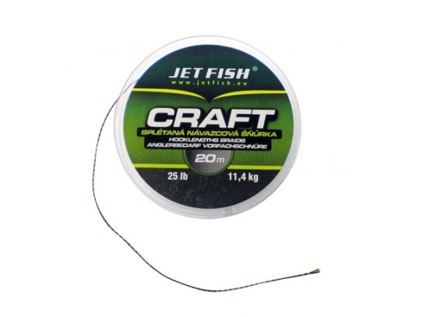 JET FISH - Návazcová šňůra Craft 25lb - 20m