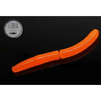 Libra Lures - Nástraha FATTY D´ WORM 65mm / cheese / hot orange / 10ks