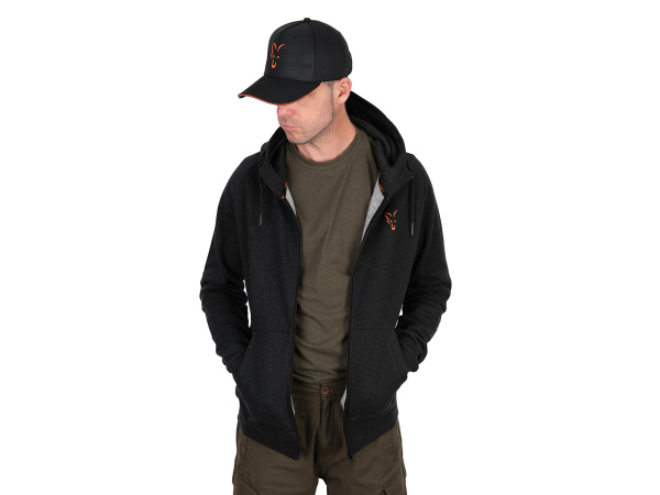 Fox Collection LW Hoody Black & Orange