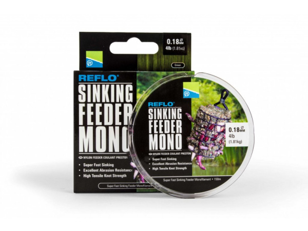 PRESTON INNOVATIONS - Vlasec Reflo Sinking Feeder Mono, 150m