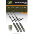 FOX - Montáž Naturals Submerged Heli Rigs Leaders, 75cm, 3ks