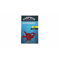 Carp'R'Us Rovnátko Kickers Medium 10ks - Red