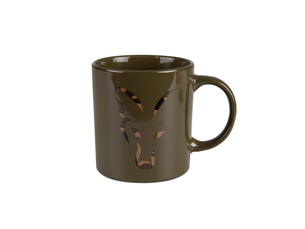 Fox hrnek Green & Camo Head Ceramic Mug