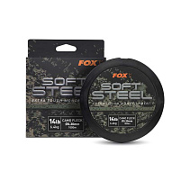 Fox šokový vlasec Soft Steel Fleck Camo Mono 20lb (9.1kg) 0.37mm x 1000m