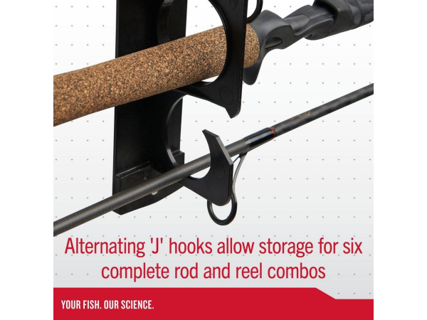 Berkley - Držák prutů na zeď/strop Wall and ceiling 6 rod combo rack