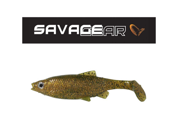 SAVAGE GEAR - Umělá nástraha - Roach paddle tail 7,5cm - 5g - Muddy Roach - VÝPRODEJ!