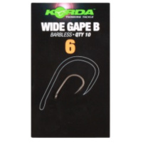 KORDA Háčky Wide Gape Barbless 10 ks vel. 4