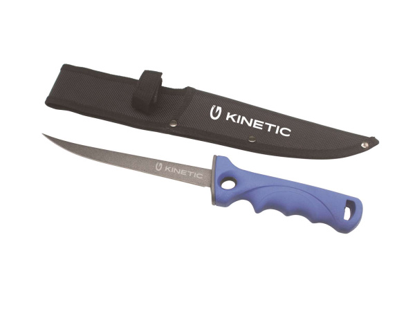 Kinetic - Nůž Fillet knife soft grip 7´´blue/black