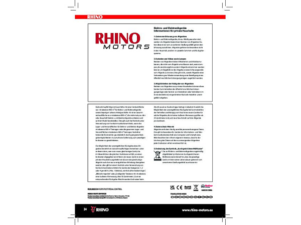 Rhino pedálový ovladač BMR GPS Foot Pedal