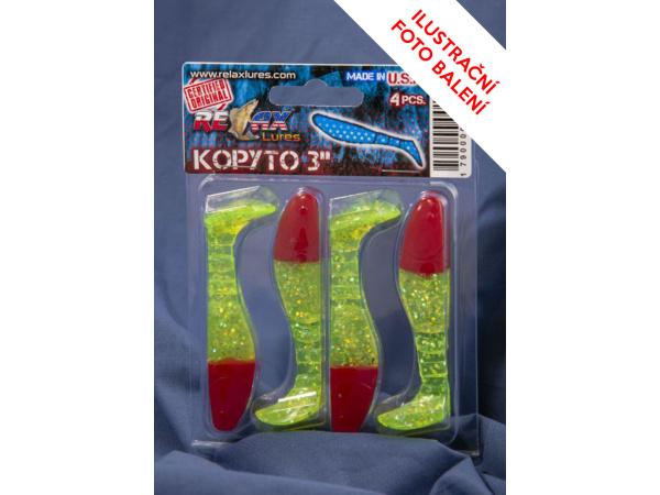 Relax - Gumová nástraha Kopyto 3 - blister 4ks - 7,5cm