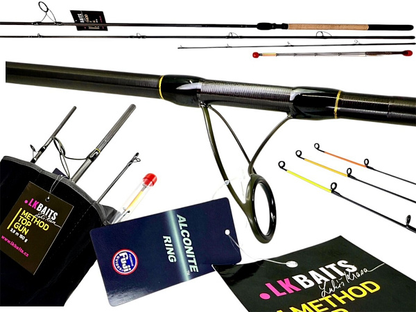 LK Baits Prut Method Top Gun 3,9m, 150g 3D