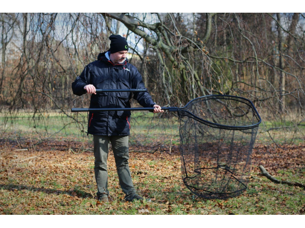 Giants fishing Podběrák Deluxe Landing Net Rubber 85x75cm ( 2x rukojeť ) 