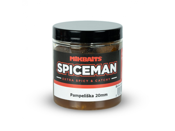 Mikbaits - Boilie v dipu Spiceman 250ml / 20mm