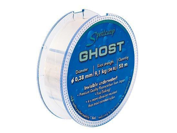 SPORTCARP - Fluorocarbon GHOST 0,30mm, 15lb (6,08kg) 50m