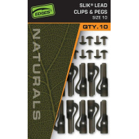 FOX - Závěsky Edges Naturals Slik Lead Clip& Pegs Size 10