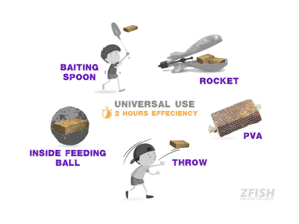 ZFISH - Zakrmovací Brikety 220g