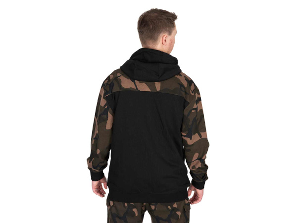 Fox LW Black/Camo Split Zip Hoody